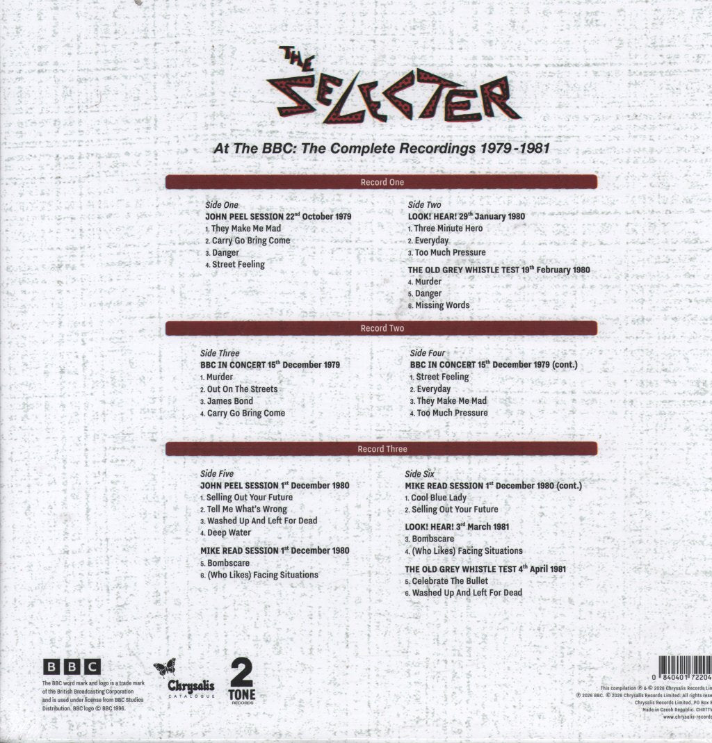 Selecter - At the BBC: The Complete Recordings 1979-1981 - Lp Box Set