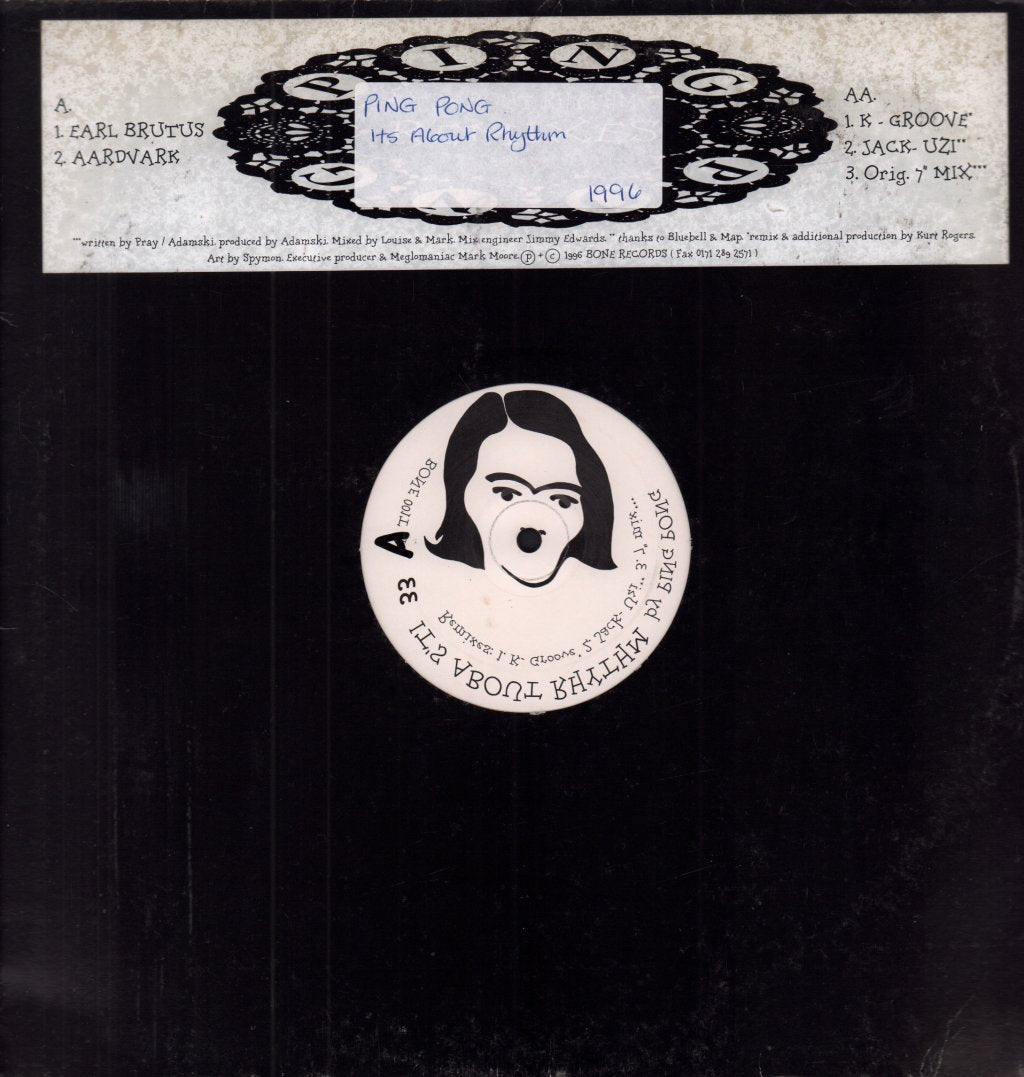 Ping Pong - It's About Rhythm - 12 Inch