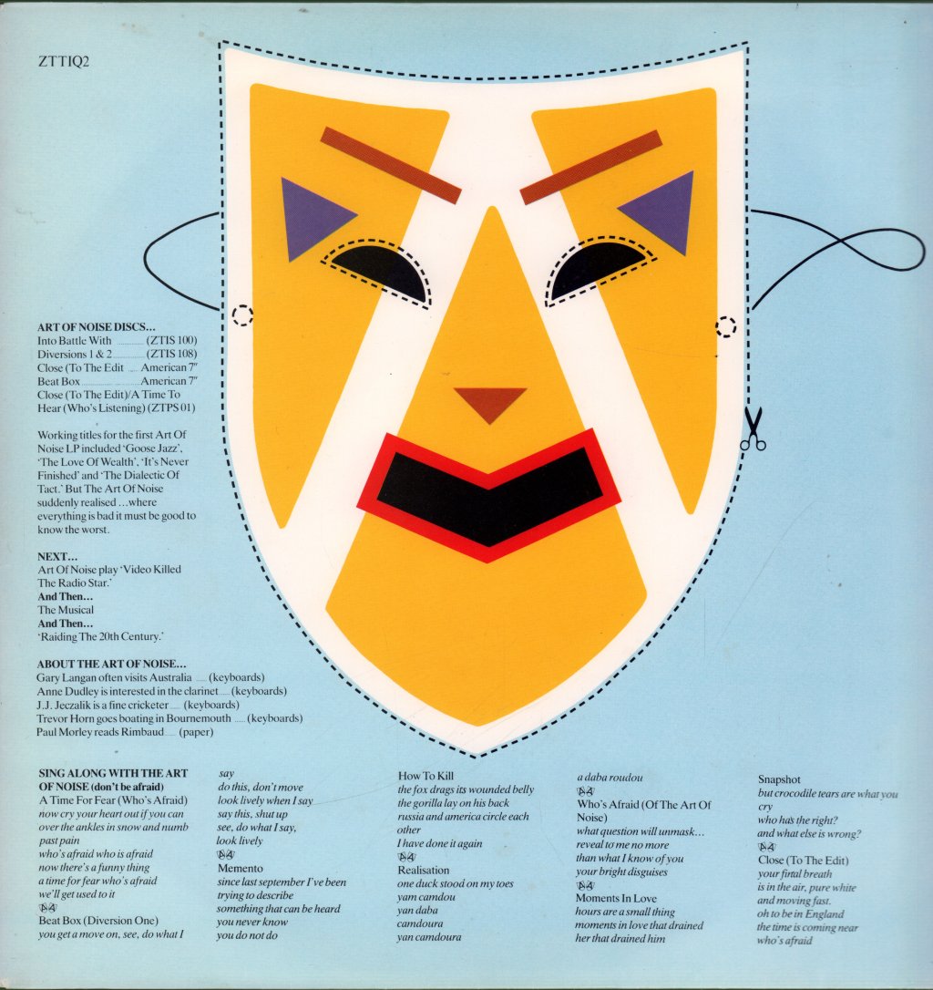 Art Of Noise - Who's Afraid Of - Lp