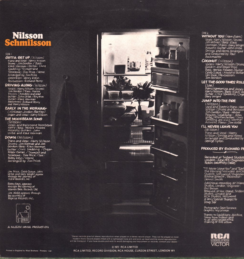 Harry Nilsson - Nilsson Schmilsson - Lp
