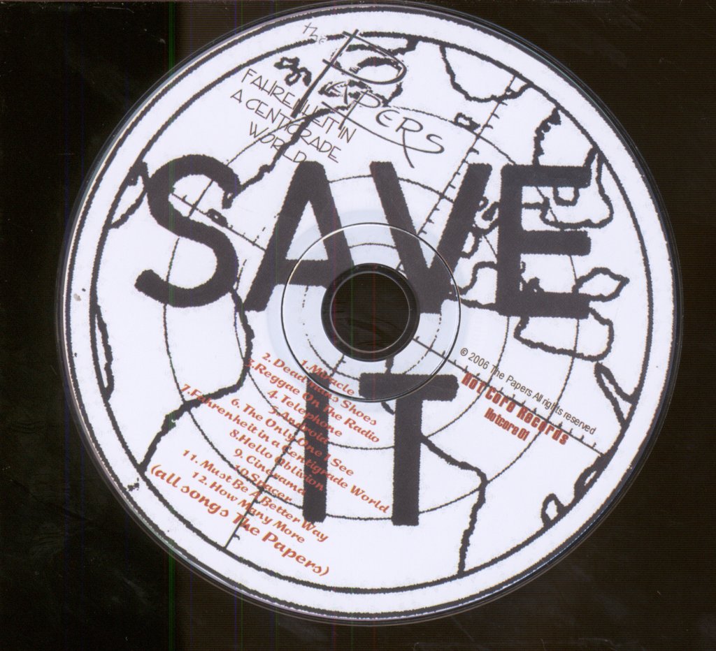 Papers - Fahrenheit In A Centigrade World - Cd