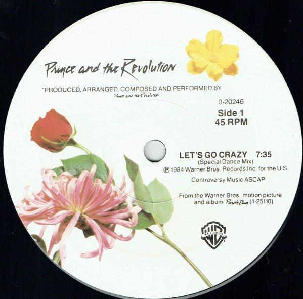 Prince And The Revolution - Let's Go Crazy - 12 Inch