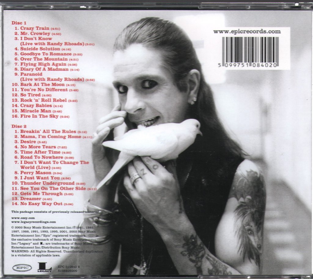 Ozzy Osbourne - Essential Ozzy Osbourne - Double Cd