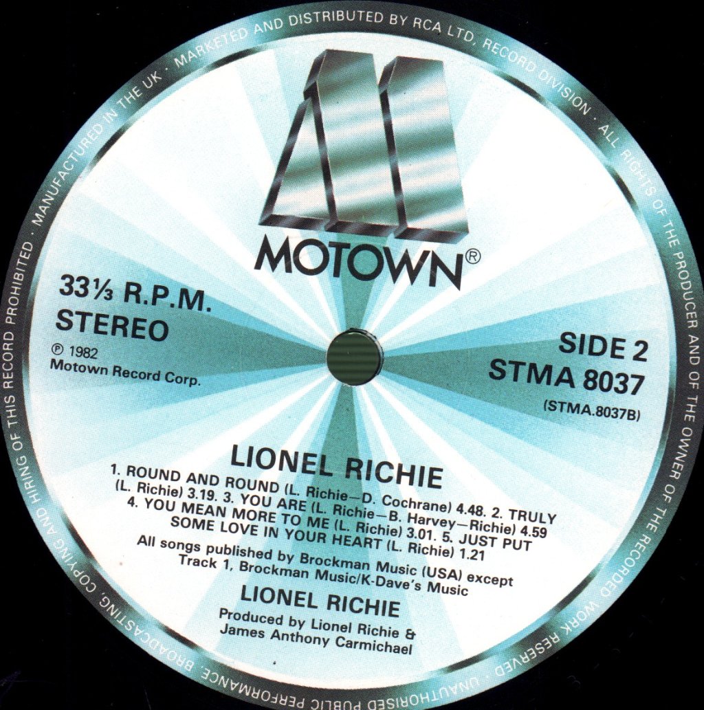 Lionel Richie - Lionel Richie - Lp