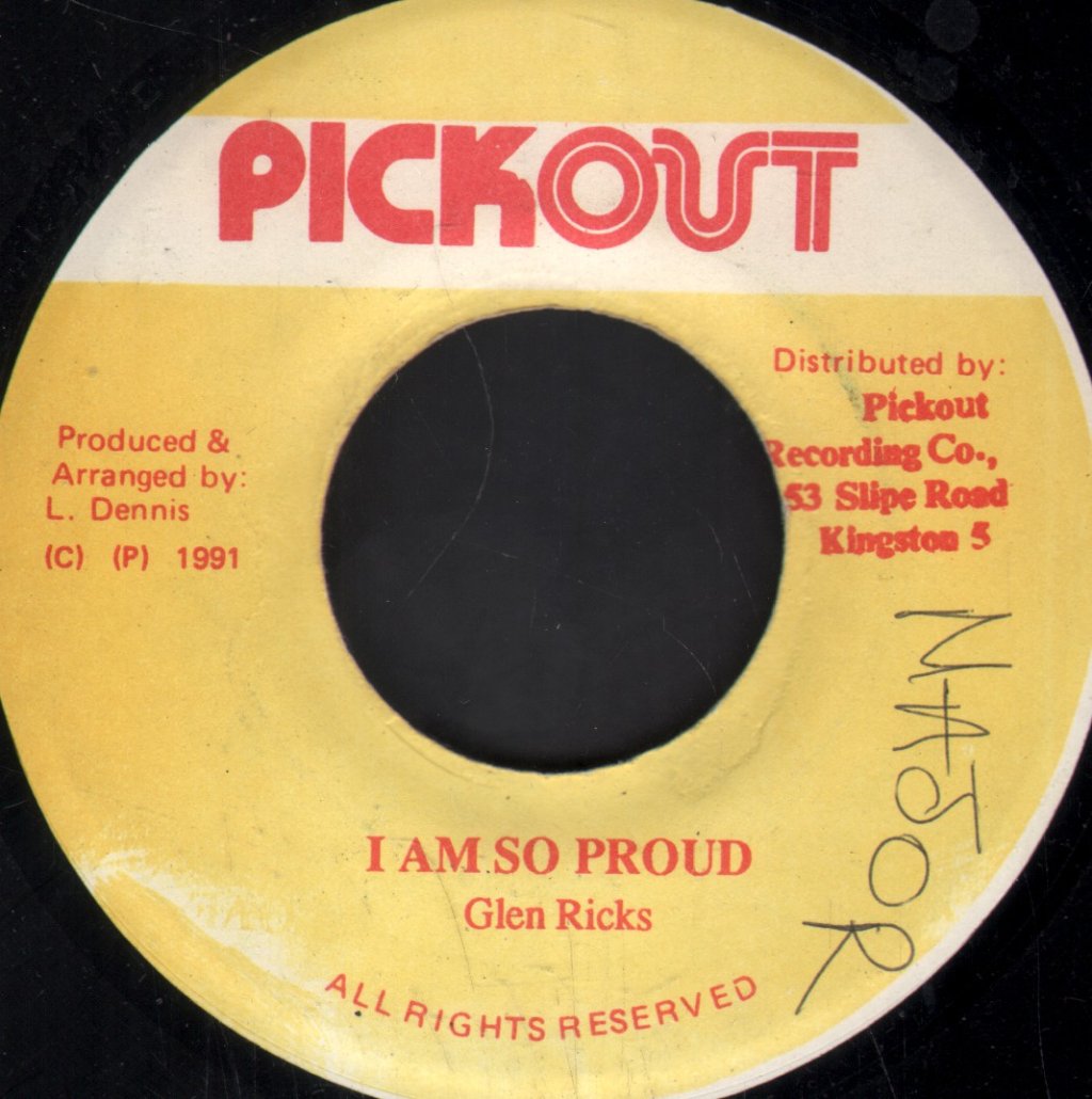 Glen Ricks - I Am So Proud - 7 Inch