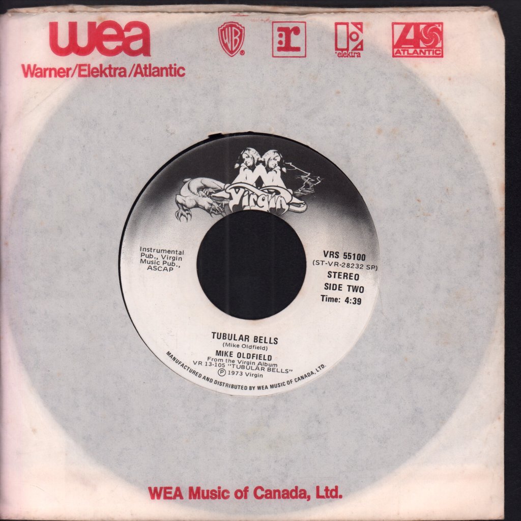 Mike Oldfield - Tubular Bells - 7 Inch