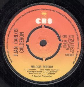 Juan Carlos Calderon - Bandolero - 7 Inch