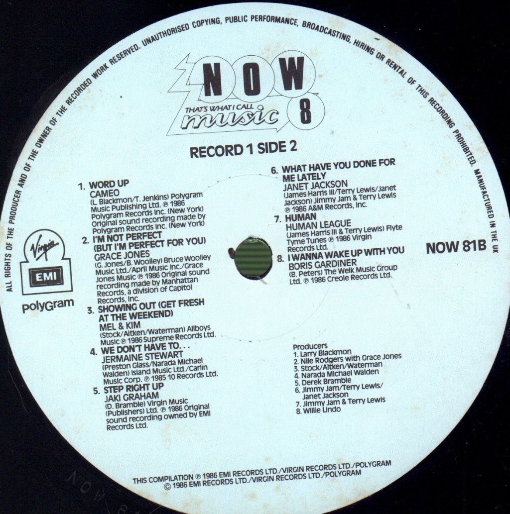 Various Artists - Now That's What I Call Music 8 - Double Lp