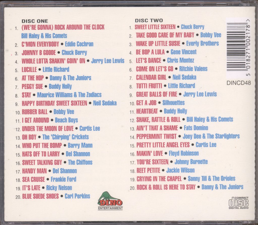 Various Artists - Rock'N'Roll Is Here To Stay - Double Cd