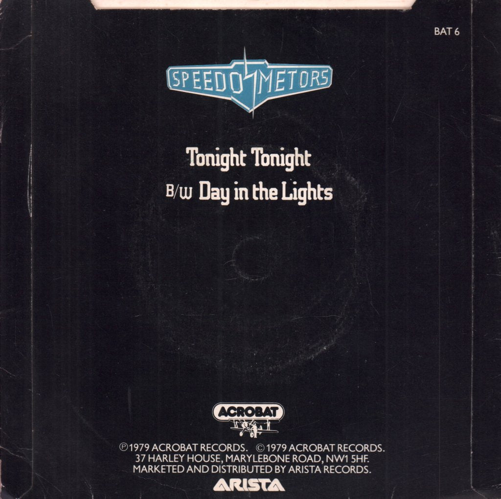 Speedometors - Tonight Tonight - 7 Inch