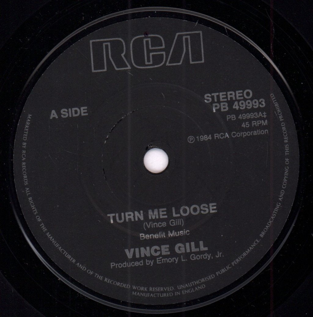 Vince Gill - Turn Me Loose - 7 Inch