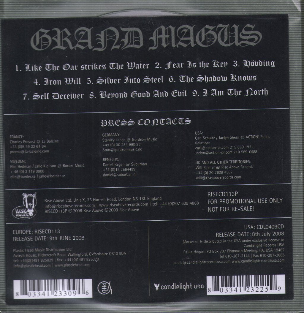 Grand Magus - Iron Will - Cd