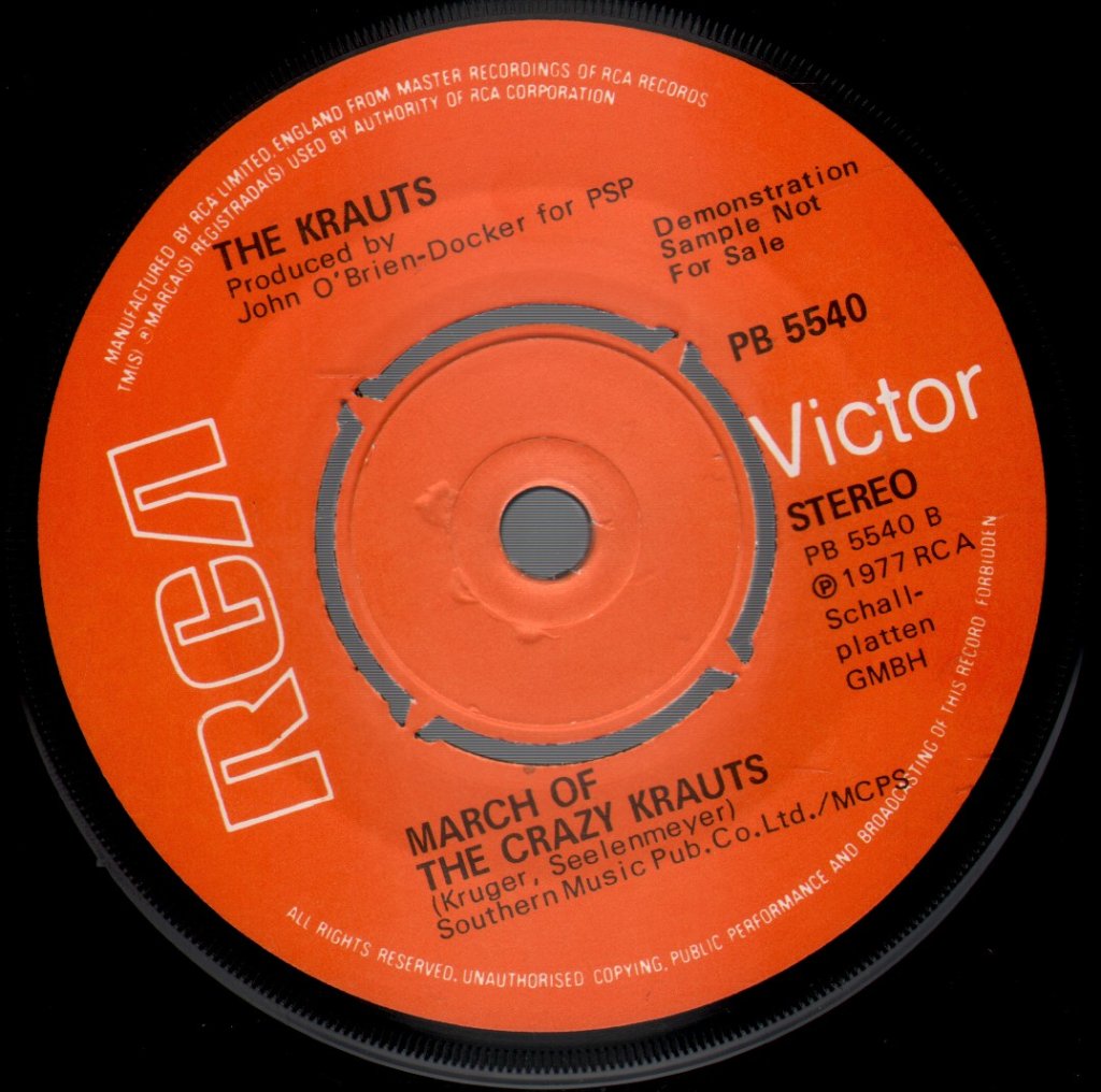 Krauts - Holiday In Germany - 7 Inch