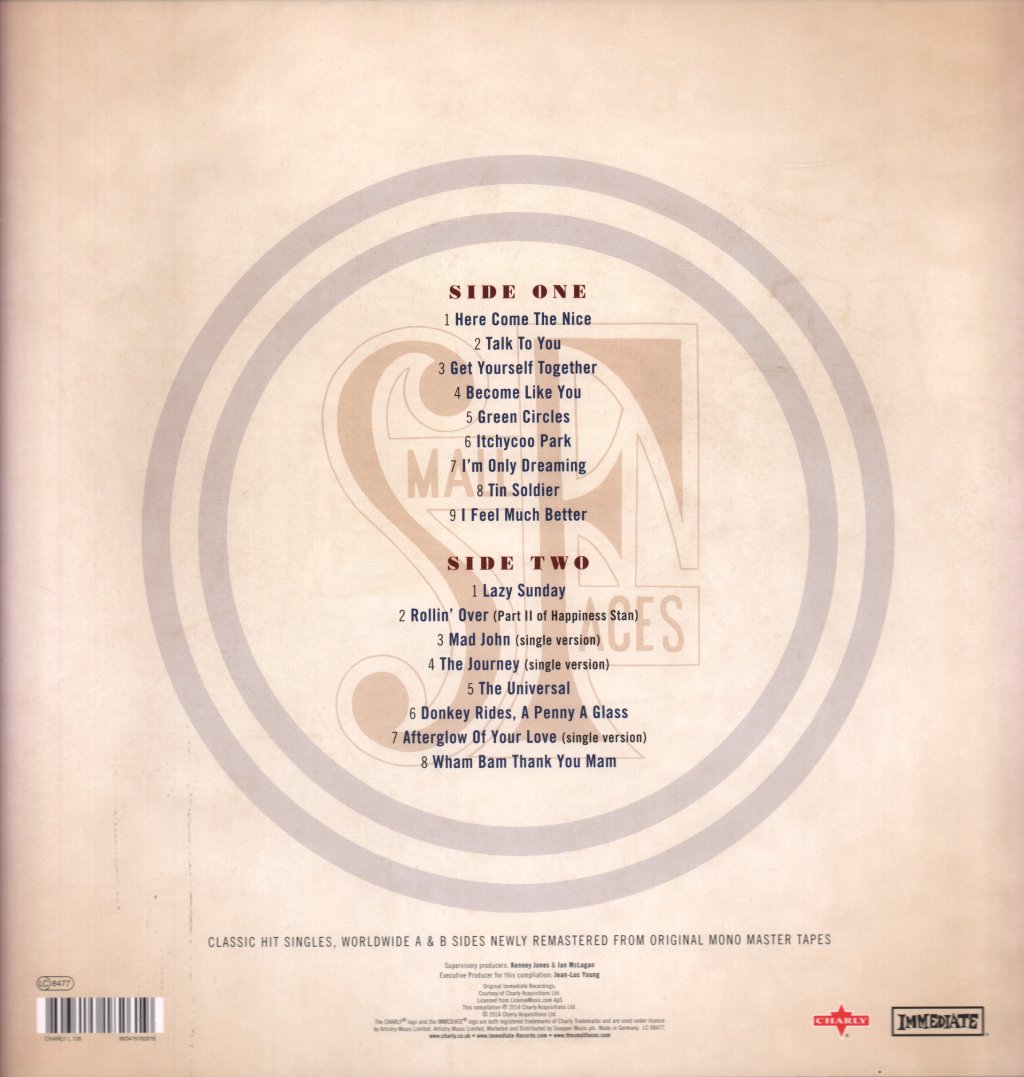 Small Faces - Greatest Hits The Immediate Years 1967 - 1969 - Lp