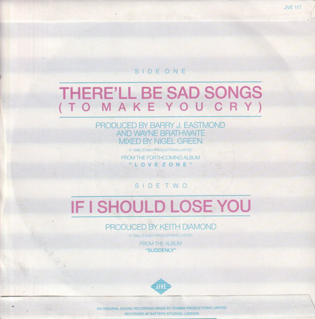 Billy Ocean - There'll Be Sad Songs - 7 Inch