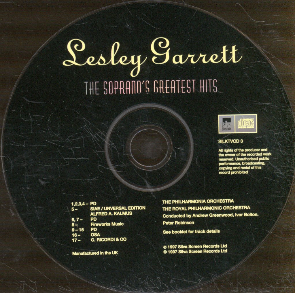 Lesley Garrett - Soprano's Greatest Hits - Cd