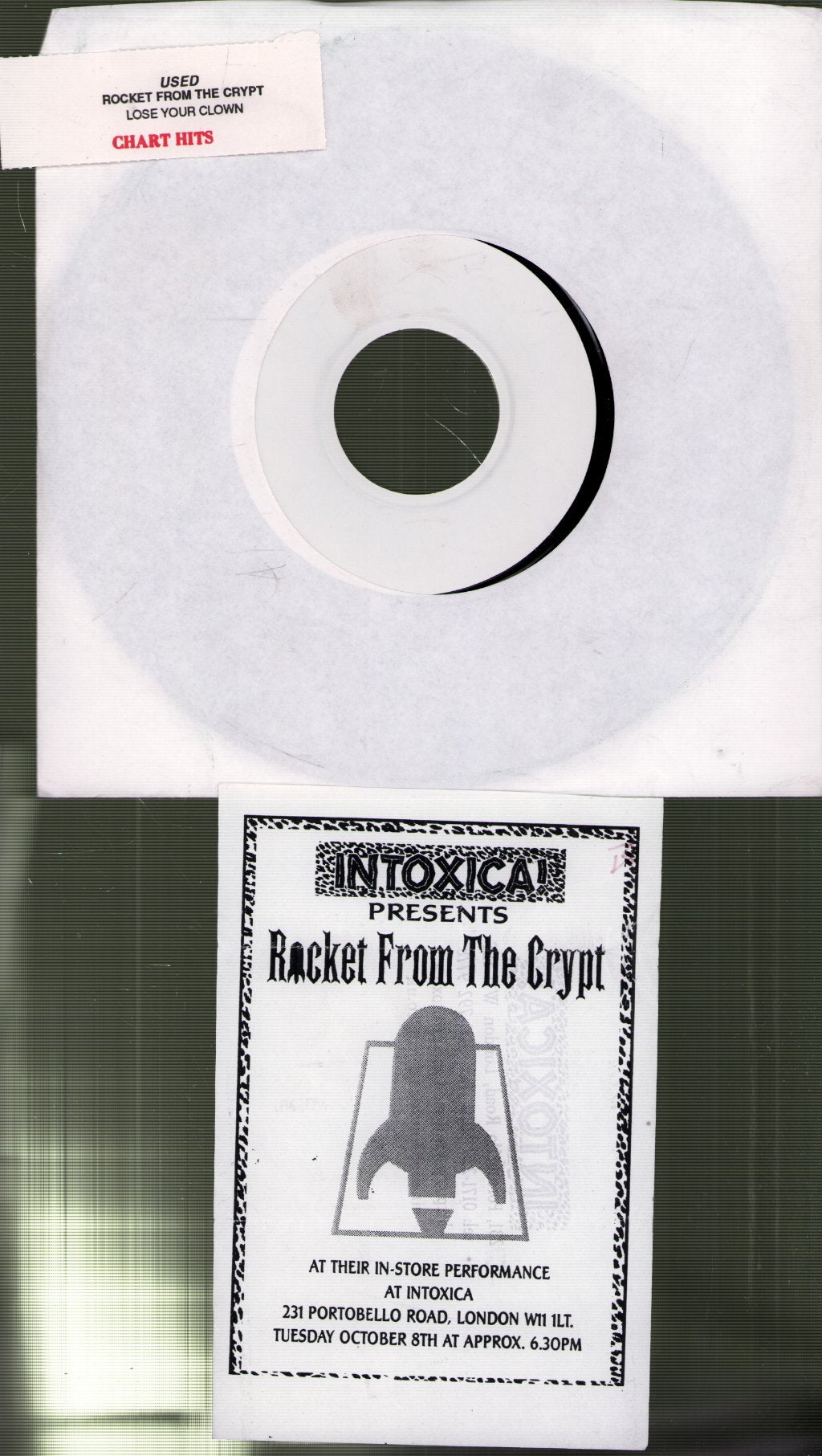Rocket From The Crypt - Used / Lose Your Clown - 7 Inch