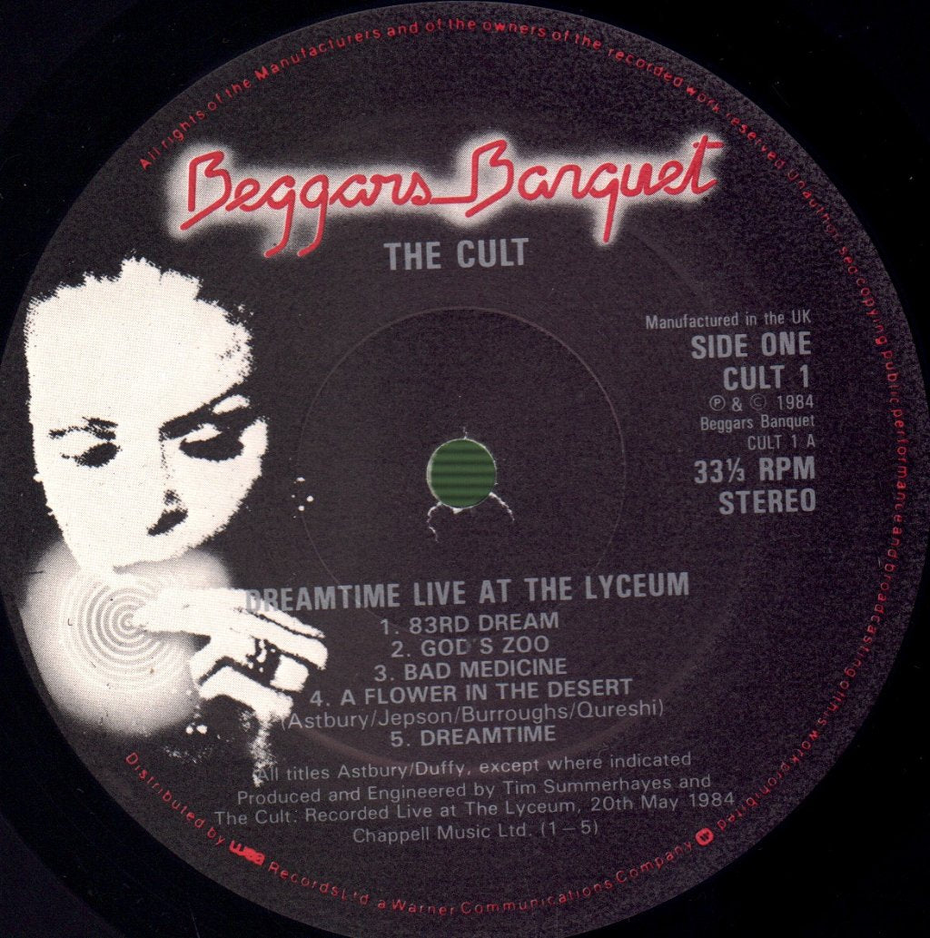 Cult - Dreamtime / Dreamtime Live At The Lyceum - Double Lp