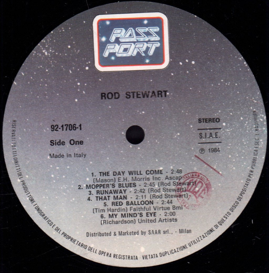 Rod Stewart - A Part Of My Life - Lp