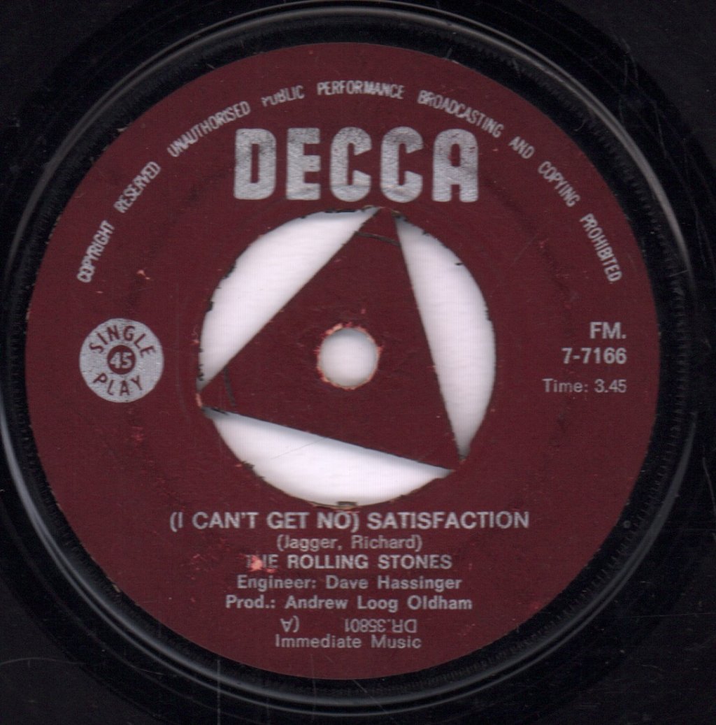 Rolling Stones - (I Can't Get No) Satisfaction - 7 Inch