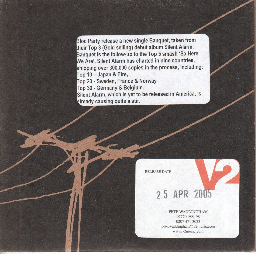 Bloc Party - Banquet - Cd