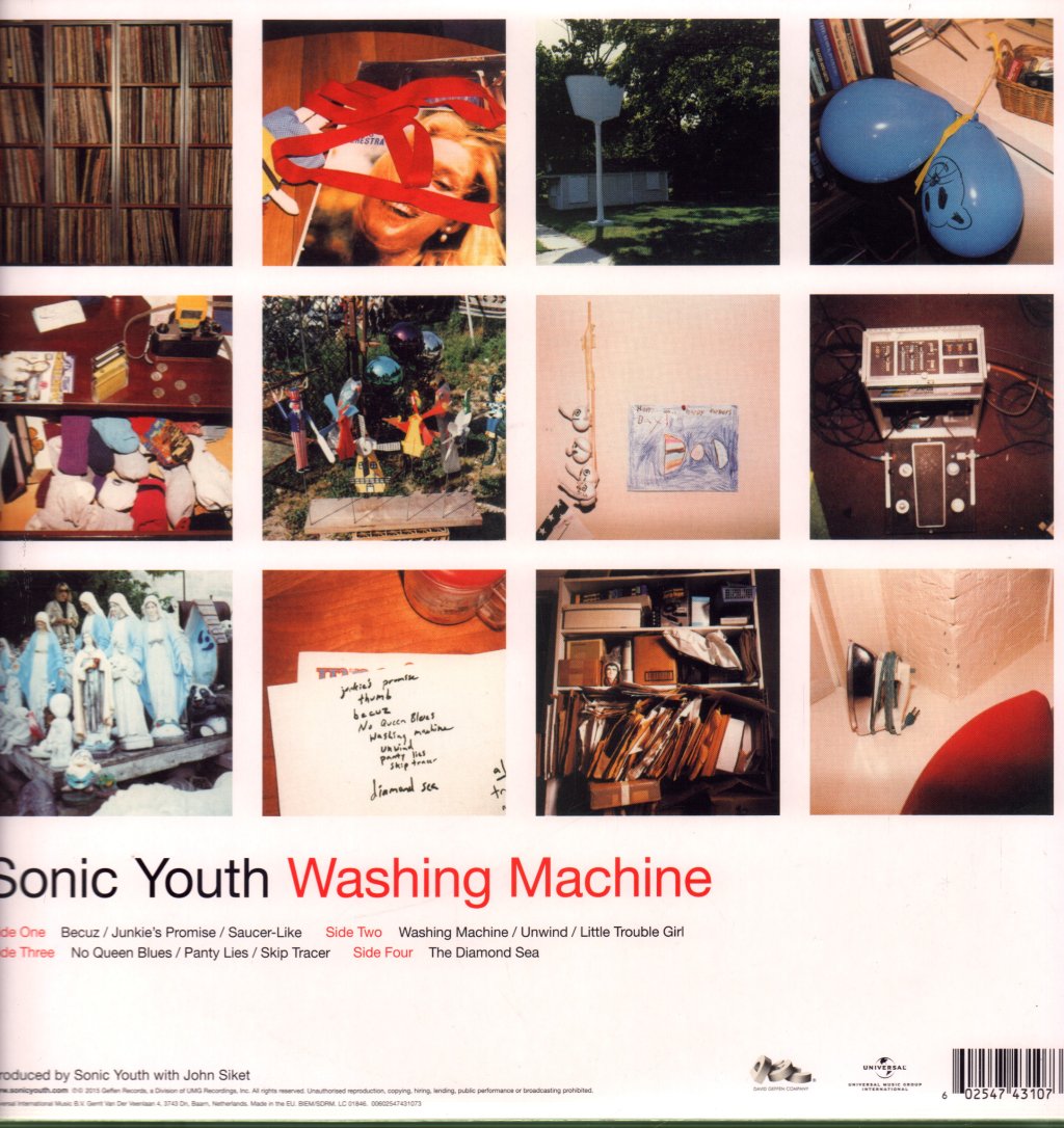 Sonic Youth - Washing Machine - Double Lp