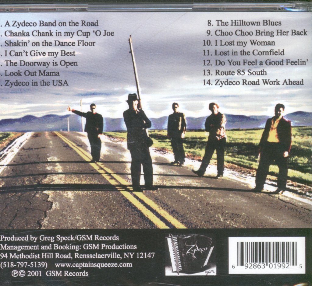 Captain Squeeze And The Zydeco Moshers - A Zydeco Band On The Road - Cd