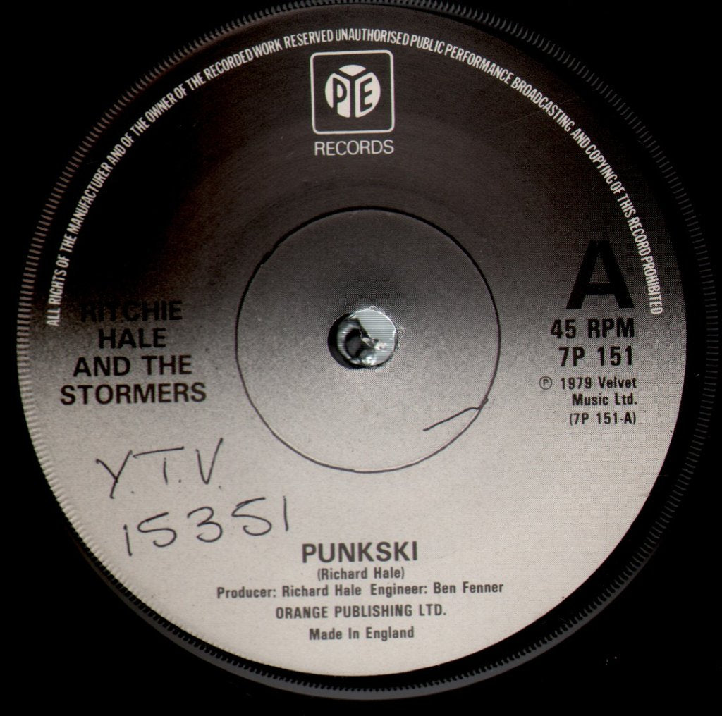Ritchie Hale And The Stormers - Punkski - 7 Inch