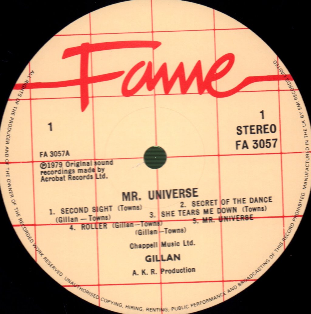 Gillan - Mr. Universe - Lp