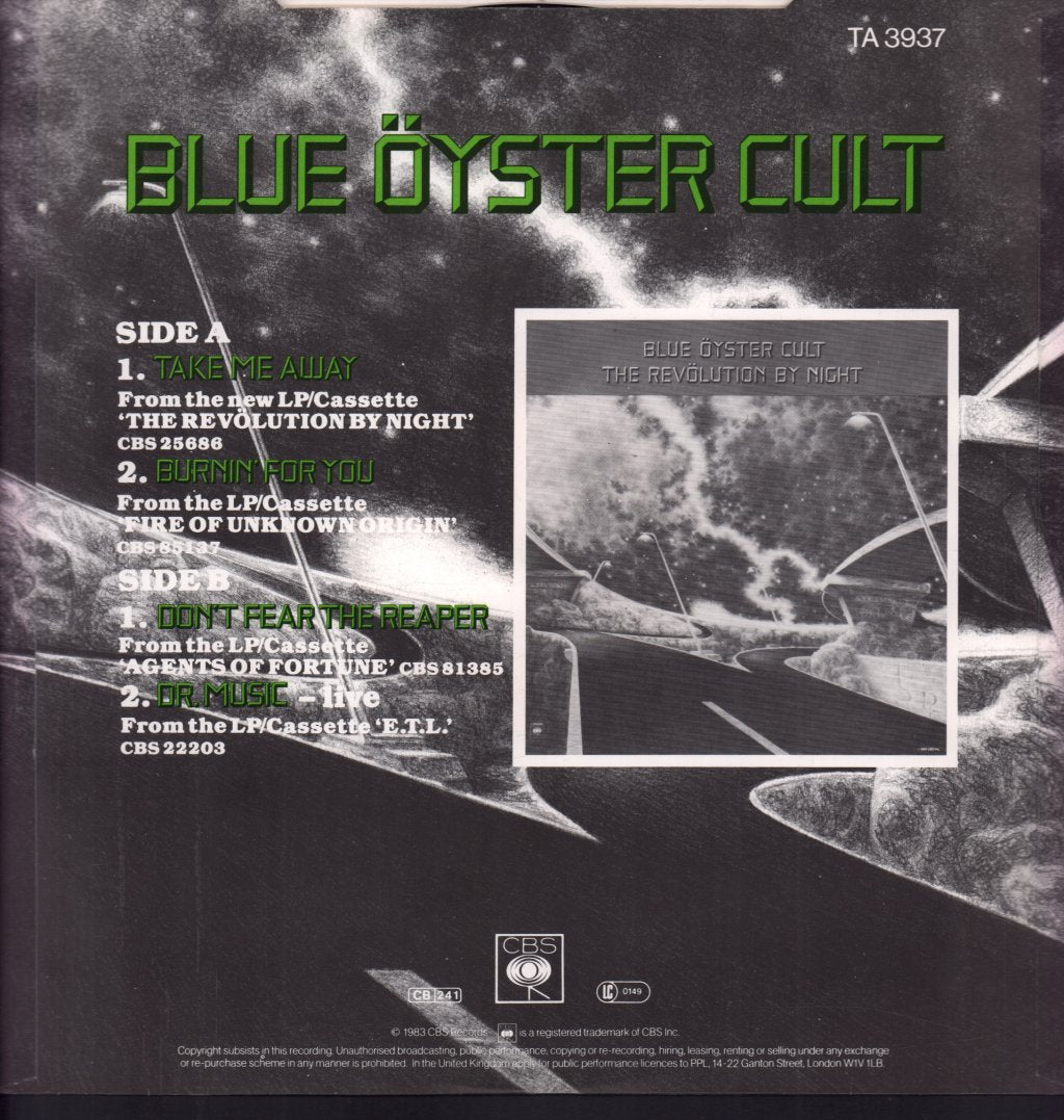 Blue Oyster Cult - Take Me Away - 12 Inch