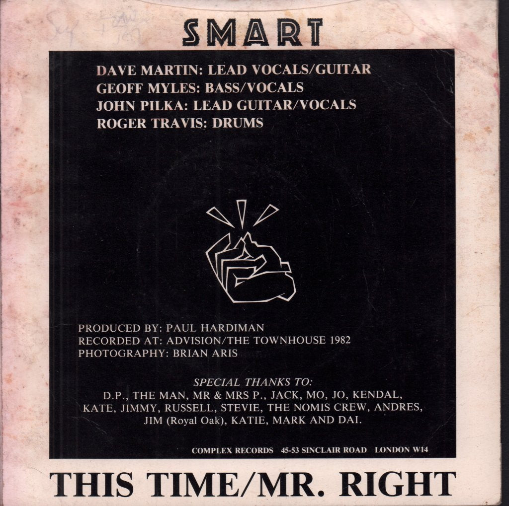Smart - This Time - 7 Inch