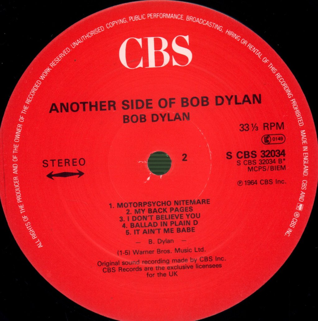 Bob Dylan - Another Side Of - Lp