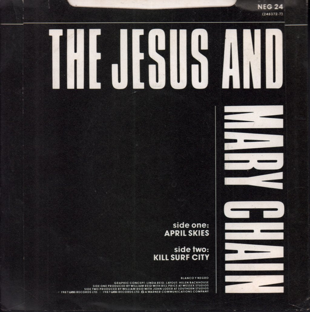 Jesus And Mary Chain - April Skies - 7 Inch