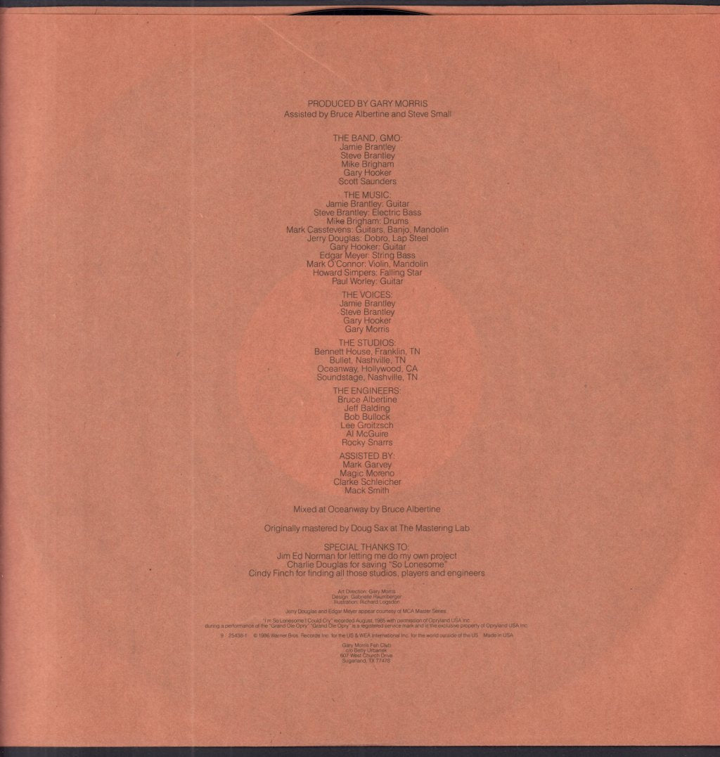 Gary Morris - Plain Brown Wrapper - Lp