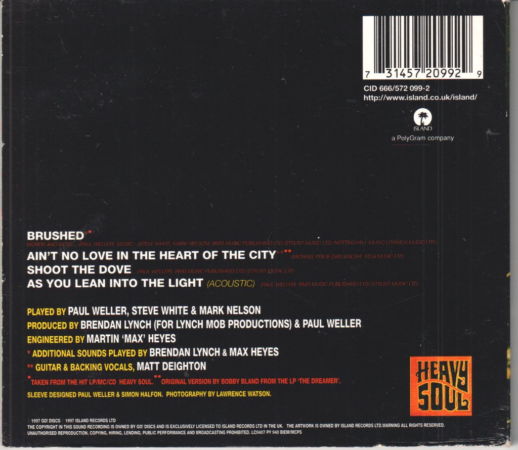 Paul Weller - Brushed (A Heavy Soul EP) - Cd