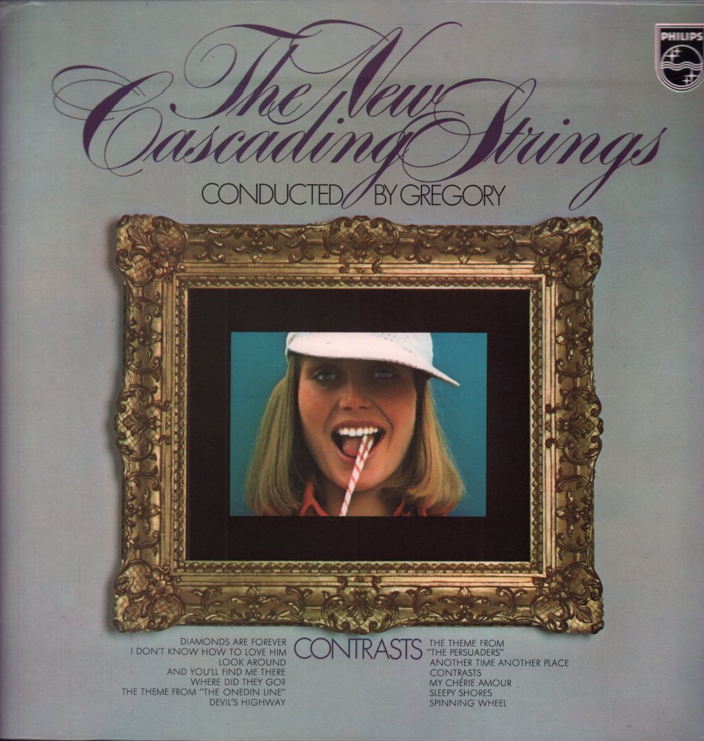 New Cascading Strings Conducted By Gregory - Contrasts - Lp