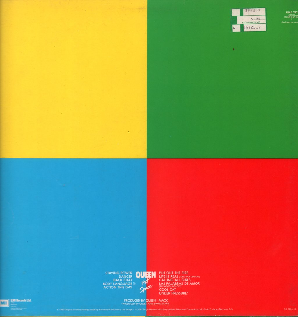 Queen - Hot Space - Lp