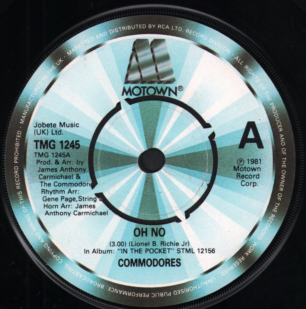 Commodores - Oh No - 7 Inch