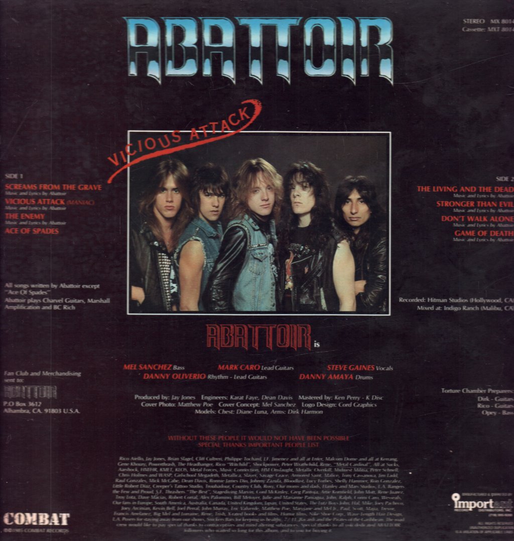 Abattoir - Vicious Attack - Lp