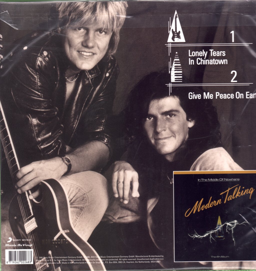 Modern Talking - Lonely Tears In Chinatown - 12 Inch
