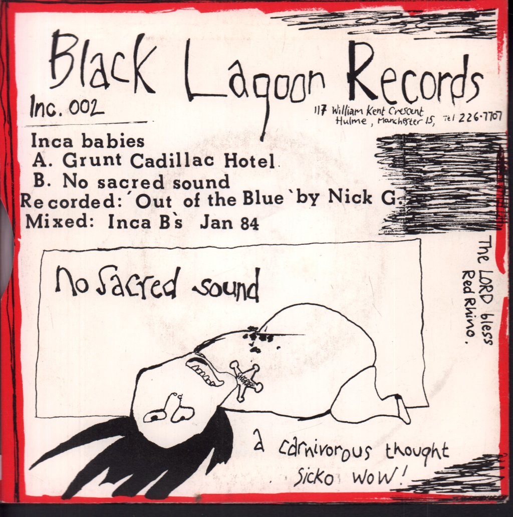 Inca Babies - Grunt Cadillac Hotel - 7 Inch