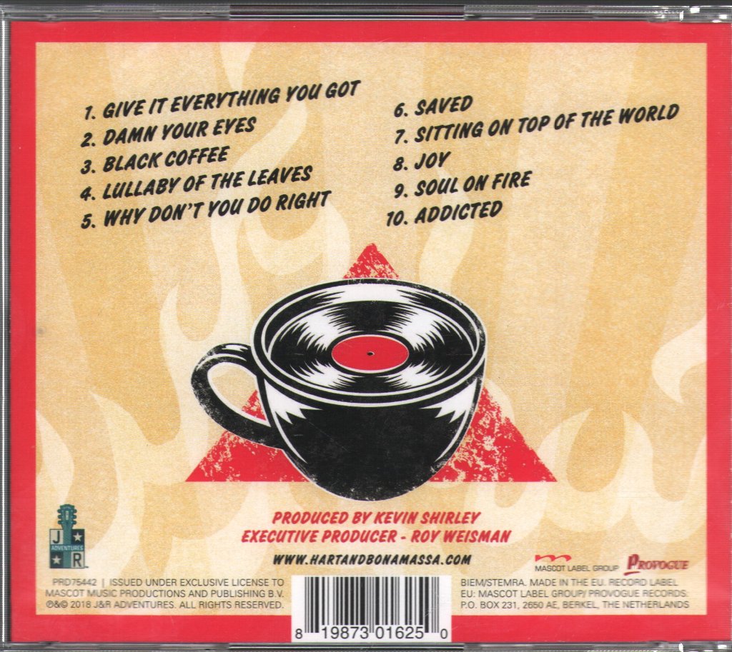Beth Hart And Joe Bonamassa - Black Coffee - Cd