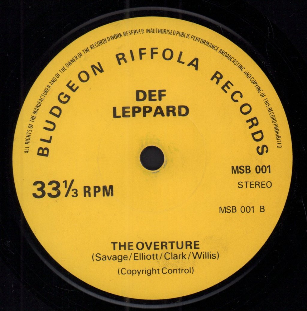 Def Leppard - Ride Into The Sun - 7 Inch