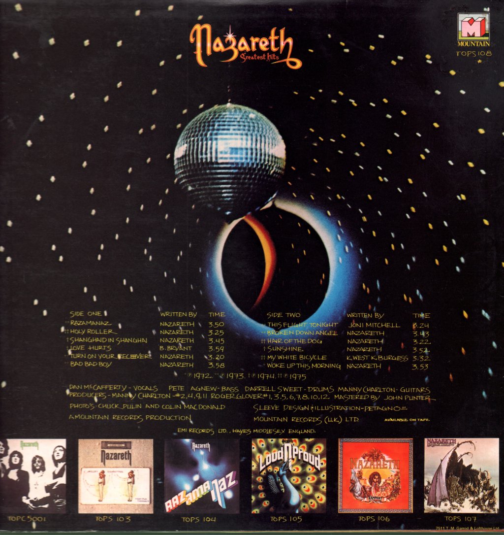 Nazareth - Greatest Hits - Lp