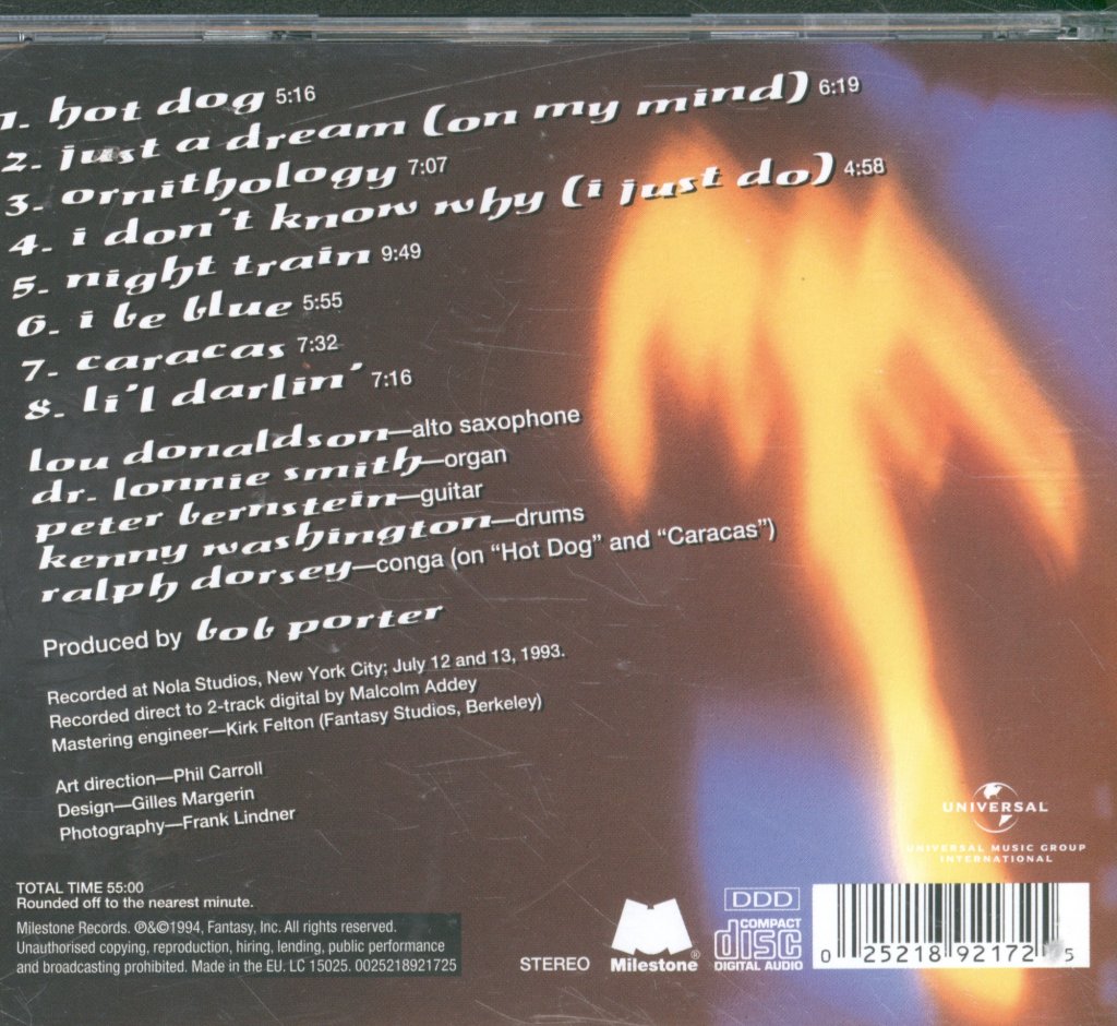 Lou Donaldson - Caracas - Cd