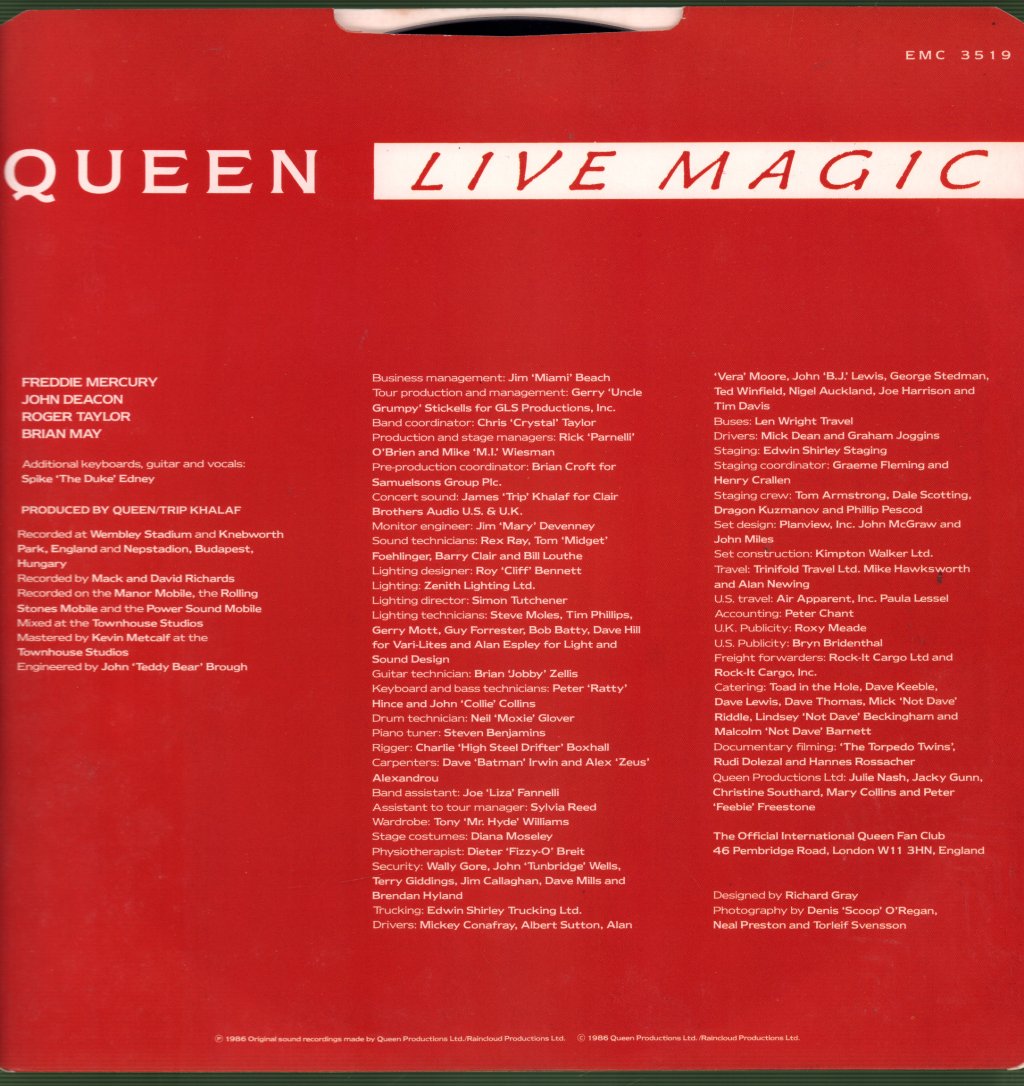 Queen - Live Magic - Lp