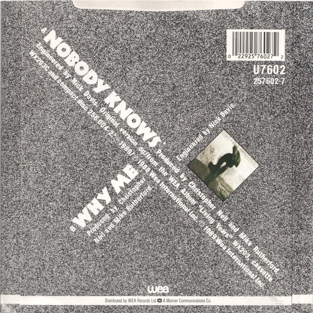 Mike And The Mechanics - Nobody Knows - 7 Inch