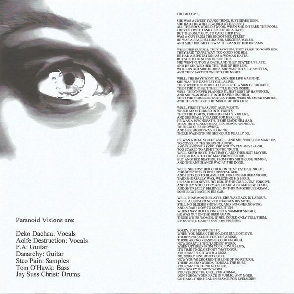 Paranoid Visions - Two Black Eyes - 7 Inch