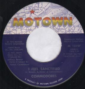 Commodores - I Feel Sanctified - 7 Inch