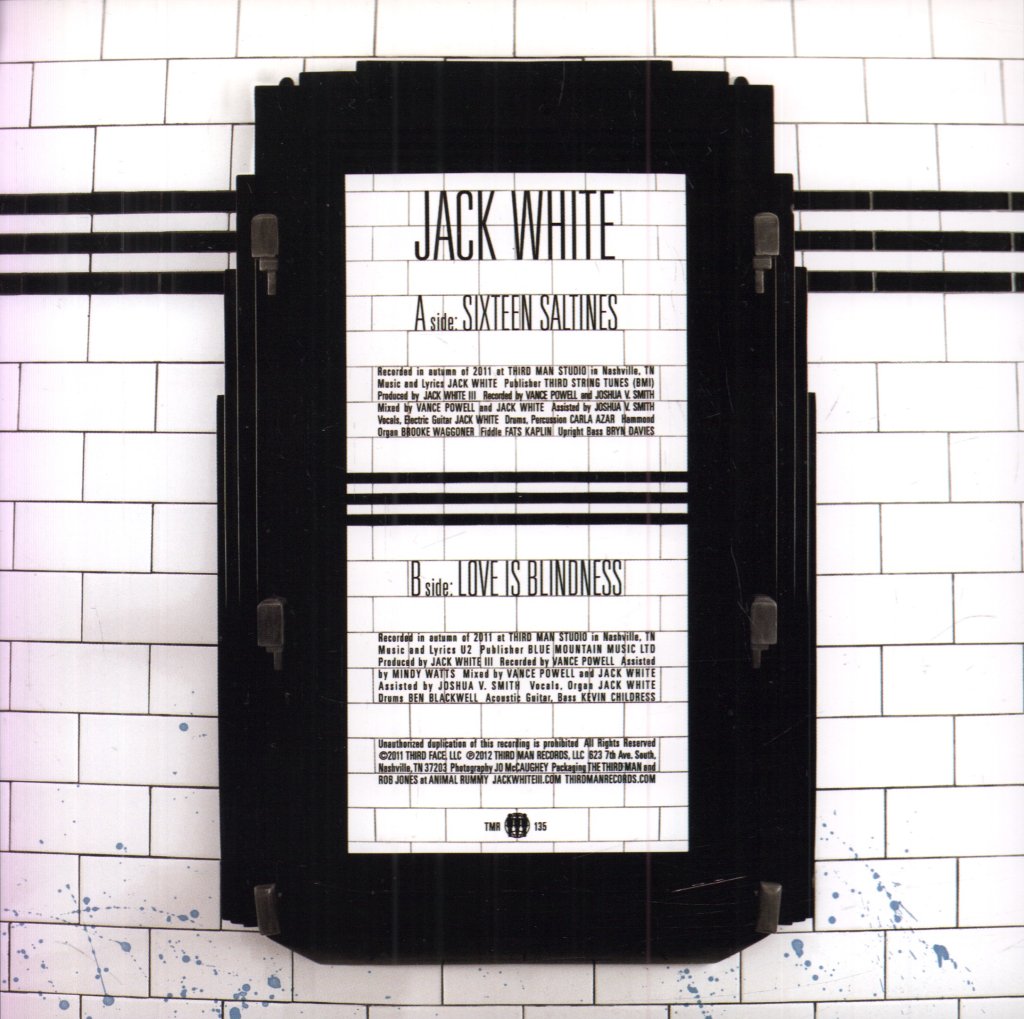 Jack White - Sixteen Saltines - 7 Inch